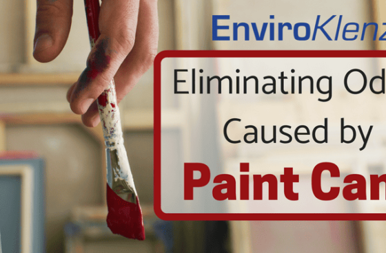 Eliminating Odors Caused by Paint Cans