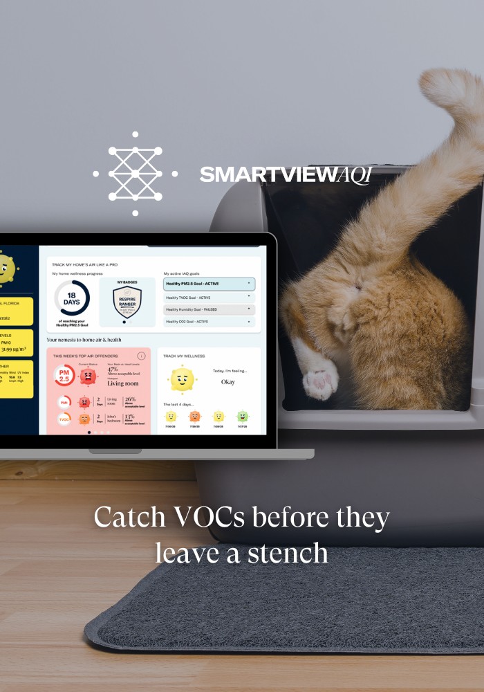track vocs and chemical exposure with enviroklenz smartview aqi