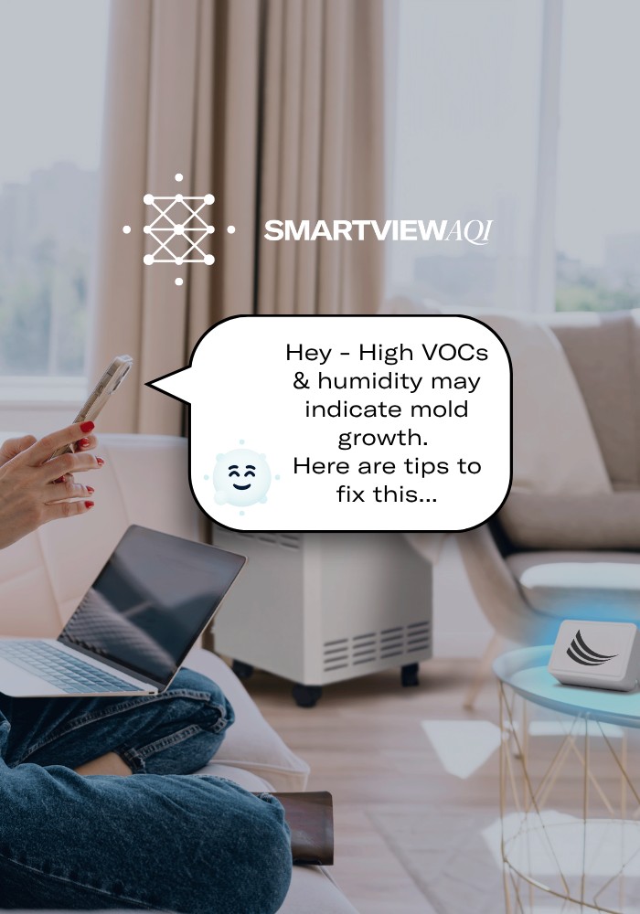 detect hidden mold before it smells with enviroklenz smartview aqi