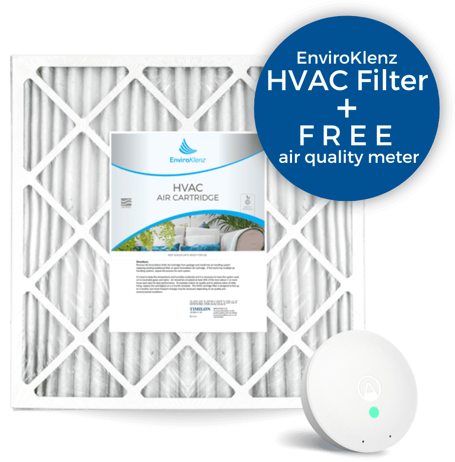 EnviroKlenz HVAC Filter + FREE Airthings meter