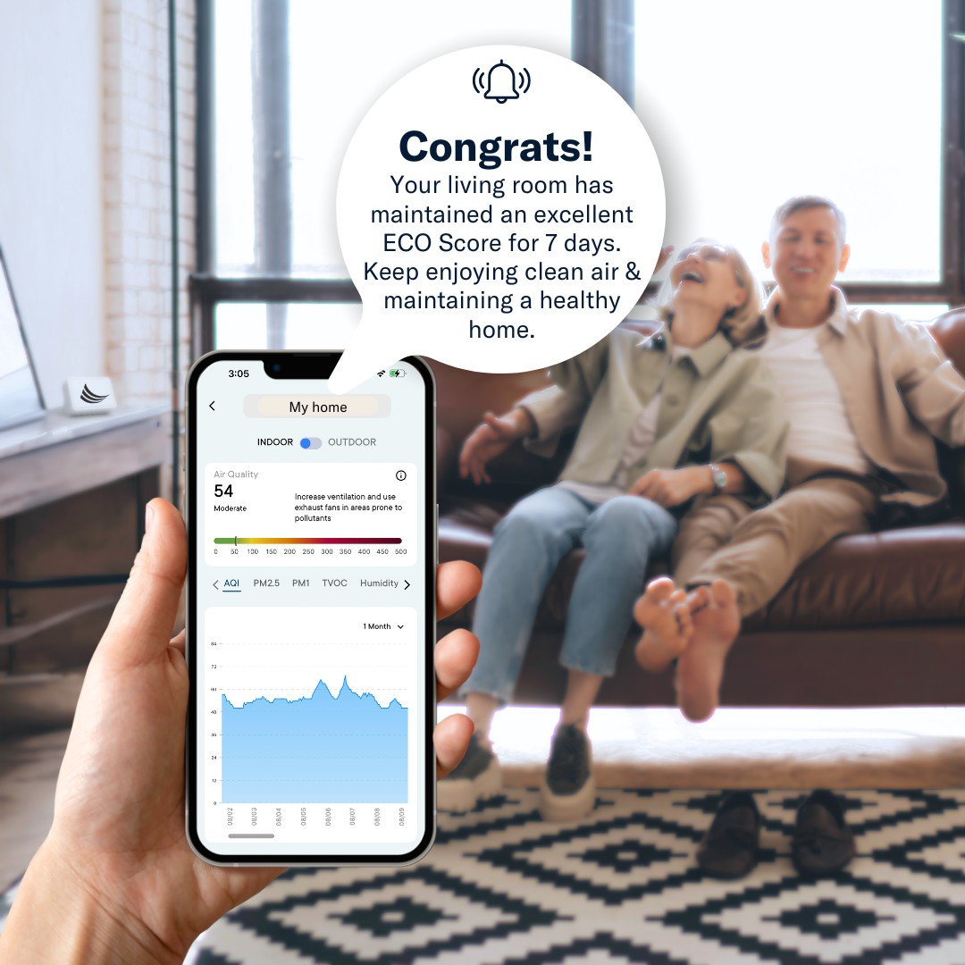 detecting good air quality with EnviroKlenz SMART Science